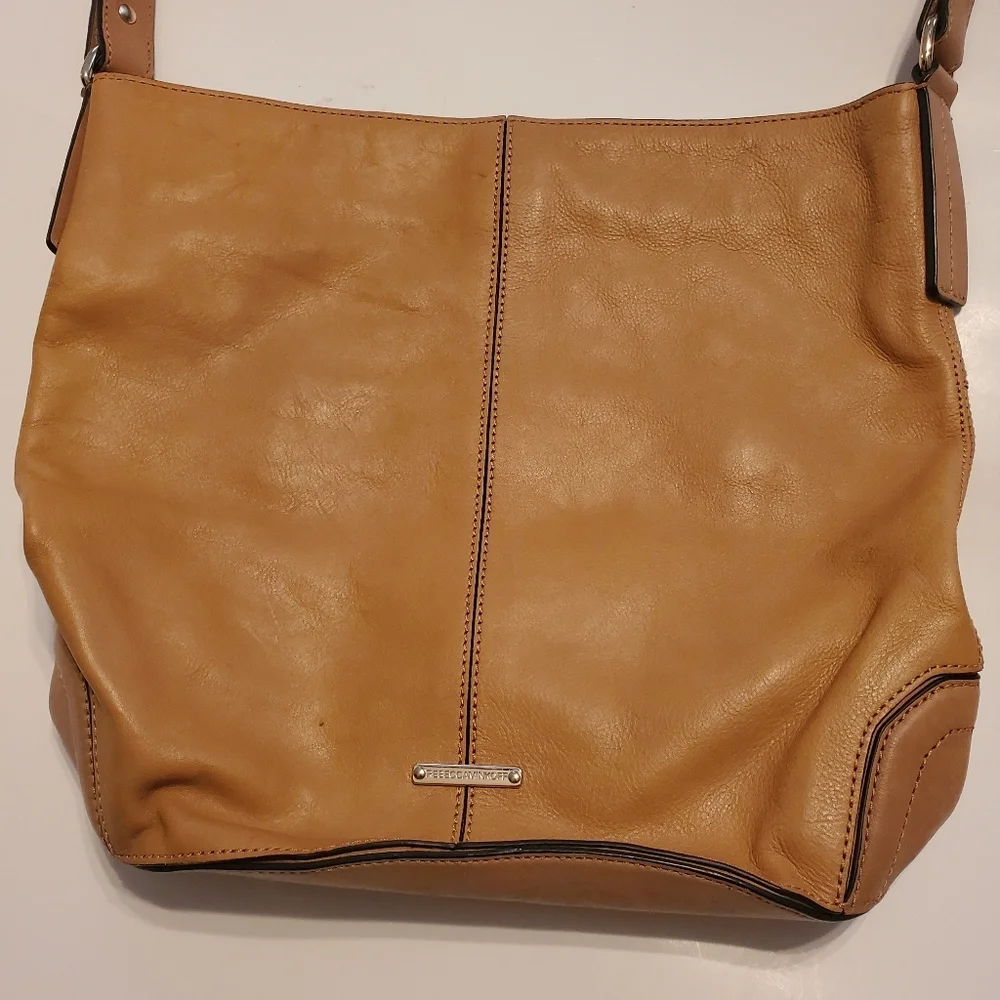 Rebecca Minkoff || Tan Leather Jasper Hobo Shouler Bag